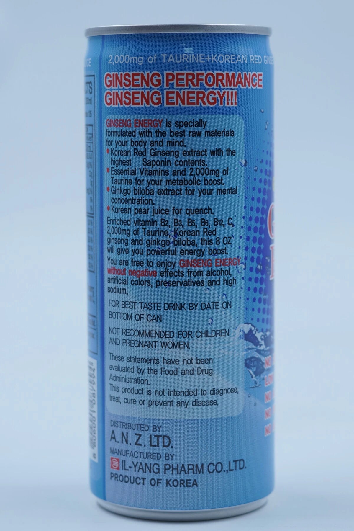 Ginseng Energy Drink 250 ml