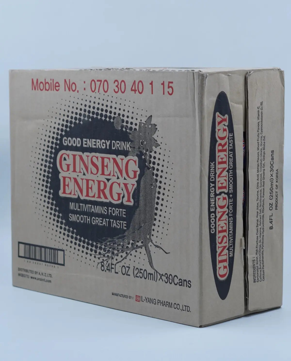 Ginseng Energy Drink 250 ml