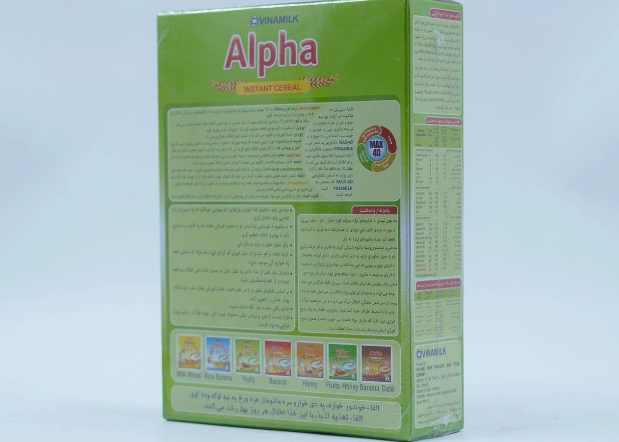 Alpha milk & wheat with fruits 350 gr