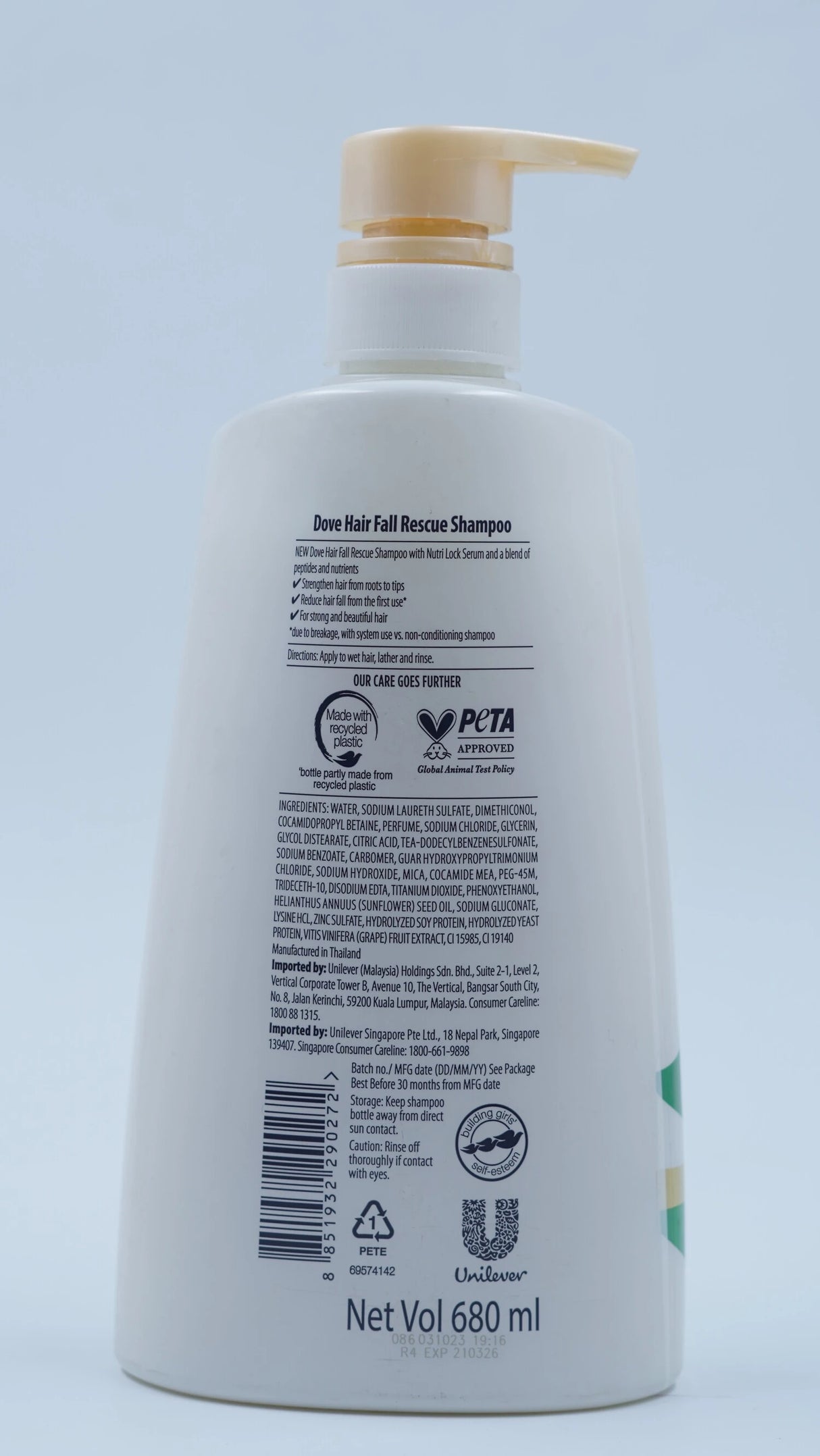 Dove anti-hair loss shampoo 680 ml