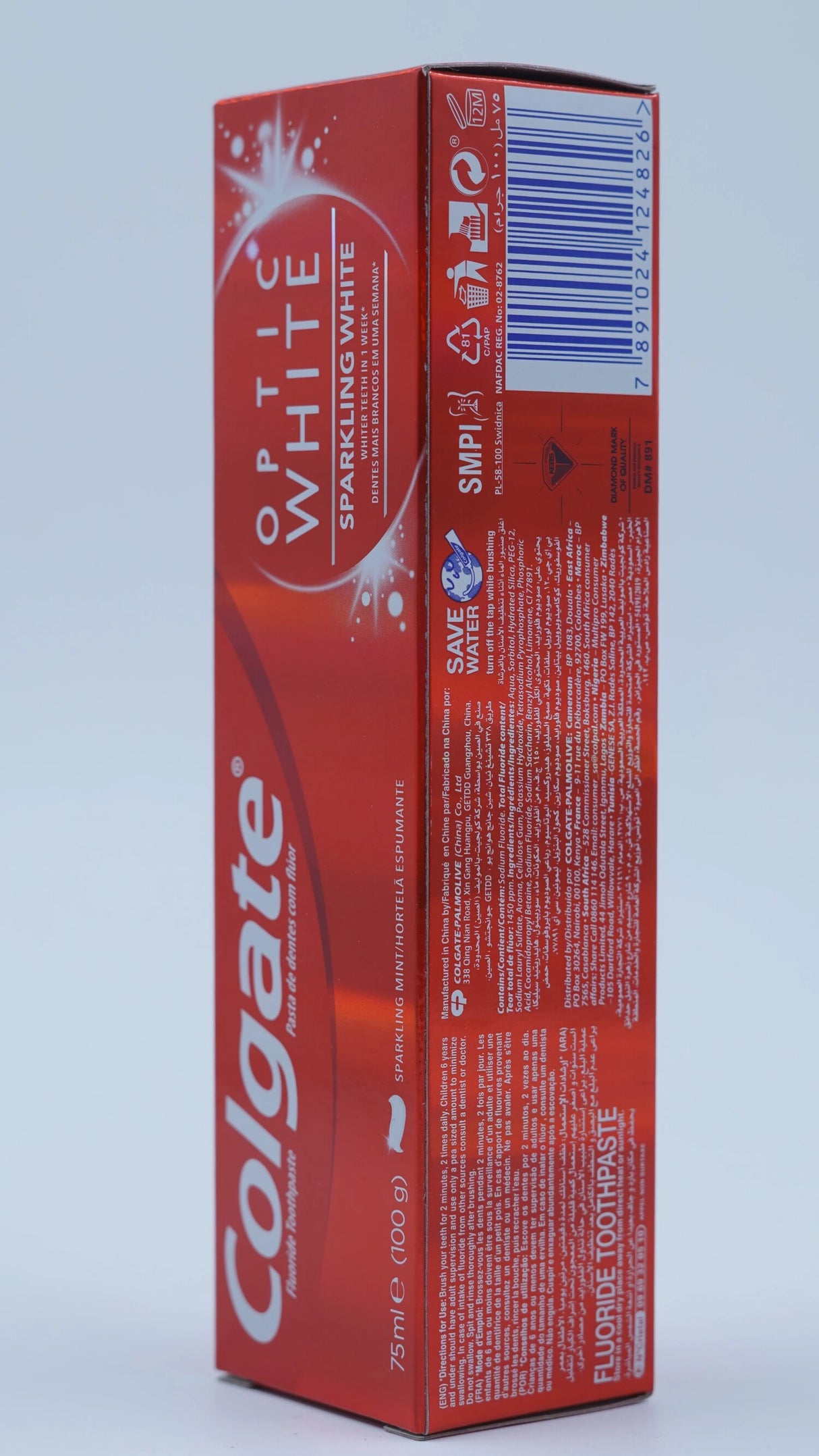 Colgate Optic White Fluoride Toothpaste